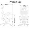 Office Chair - Serie M - Dimensions