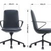 Office Chair – Serie O – DIMENSIONS Office Chair - Serie O - DIMENSIONS